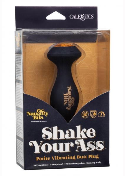 Naughty Bits Shake Your Ass Petite Vibrating Butt Plug-blank-Sexual Toys®