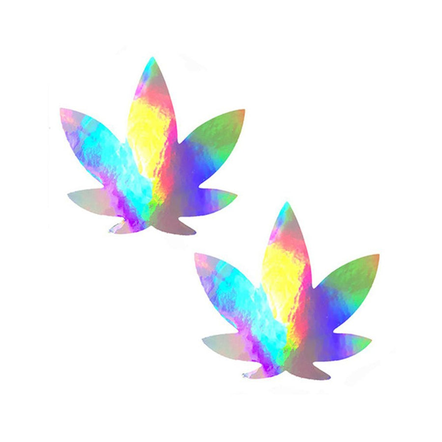 Neva Nude Pasty Weed Leaf Holographic-Neva Nude-Sexual Toys®