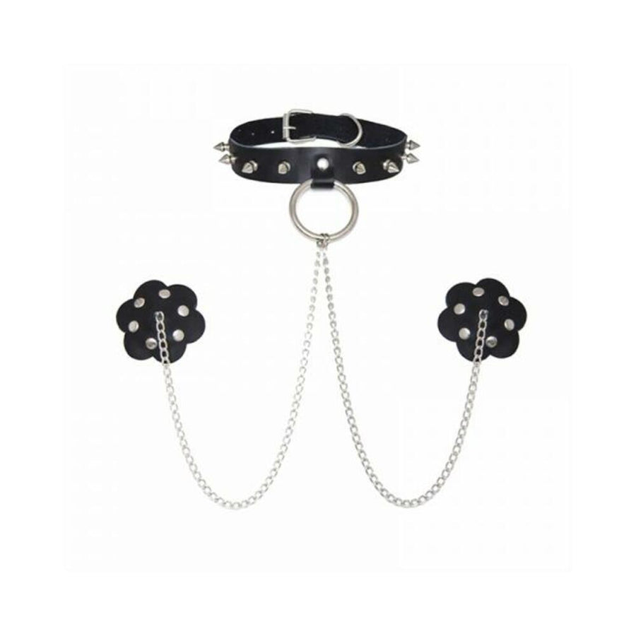 Neva Nude Pasty With Collar and Chain-Neva Nude-Sexual Toys®