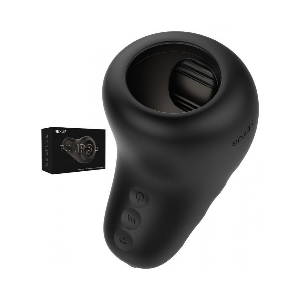 Nexus Eclipse Vibrating & Stroking Male Masturbator Black-Nexus-Sexual Toys®