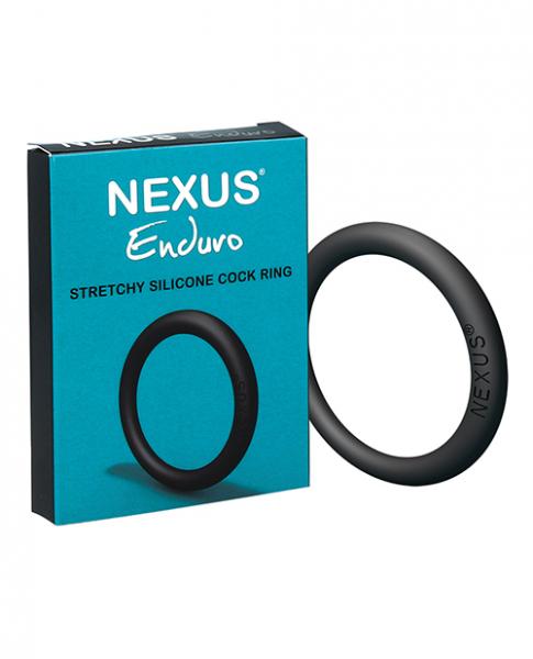Nexus Enduro Silicone Cock Ring Black-Nexus-Sexual Toys®