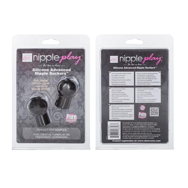 Advanced Silicone Nipple Suckers Black-Nipple Play-Sexual Toys®