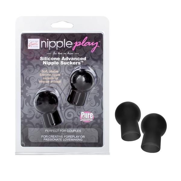 Advanced Silicone Nipple Suckers Black-Nipple Play-Sexual Toys®