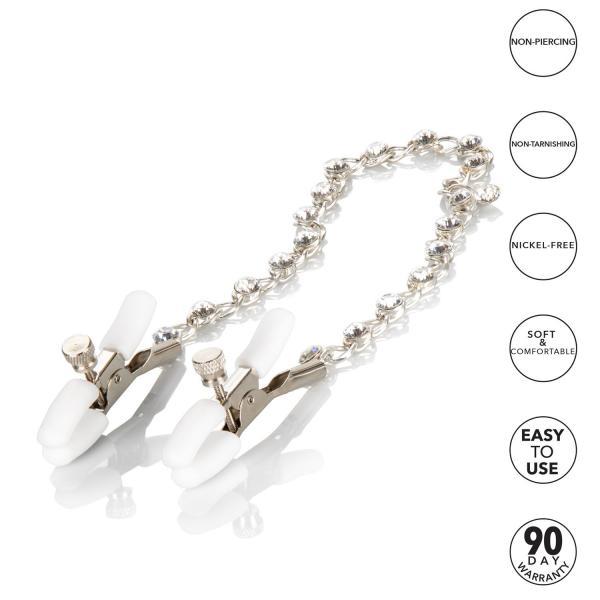 Nipple Play Crystal Chain Nipple Clamps-Nipple Play-Sexual Toys®