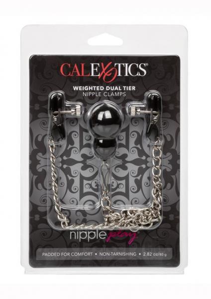Nipple Play Weight Dual Tier Clamps-blank-Sexual Toys®