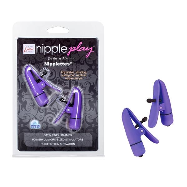 Nipplettes Purple Nipple Clamps-blank-Sexual Toys®