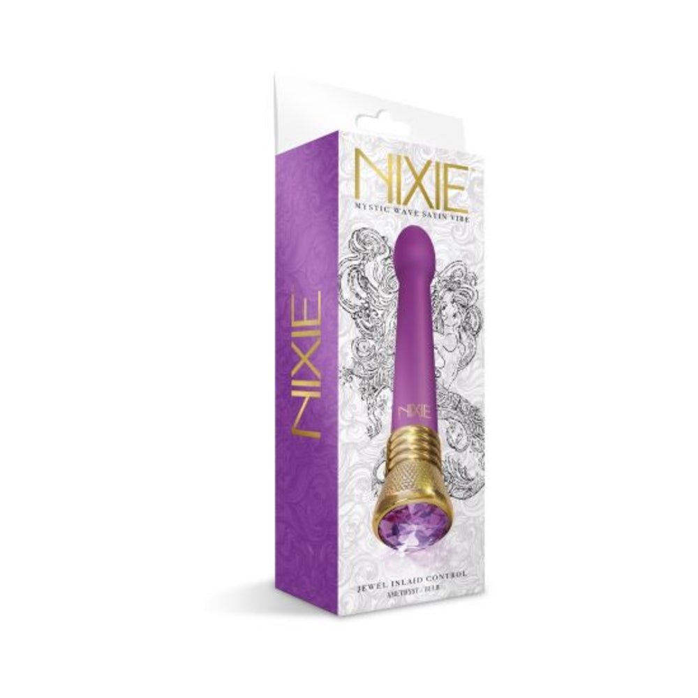 Nixie Mystic Wave Satin Bulb Vibe - Amethyst-blank-Sexual Toys®