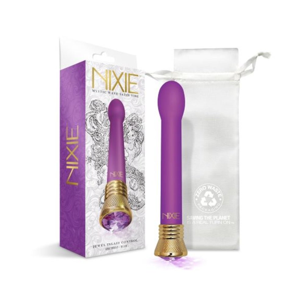 Nixie Mystic Wave Satin Bulb Vibe - Amethyst-blank-Sexual Toys®