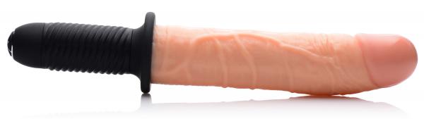 Onslaught 13X XL Vibrating Dildo Thruster Beige-Master Series-Sexual Toys®