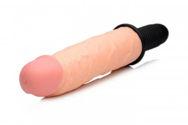 Onslaught XXL Vibrating Giant Dildo Thruster Beige-Master Series-Sexual Toys®