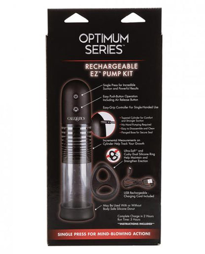 Optimum Rechargeable EZ Penis Pump Kit Clear-Optimum Series-Sexual Toys®