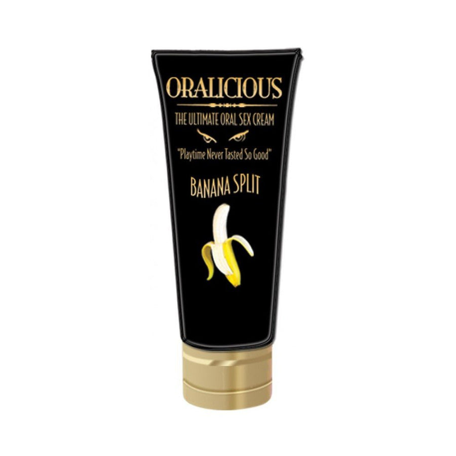 Oralicious Ultimate Oral Sex Cream 2oz Banana Split-Hott Products-Sexual Toys®