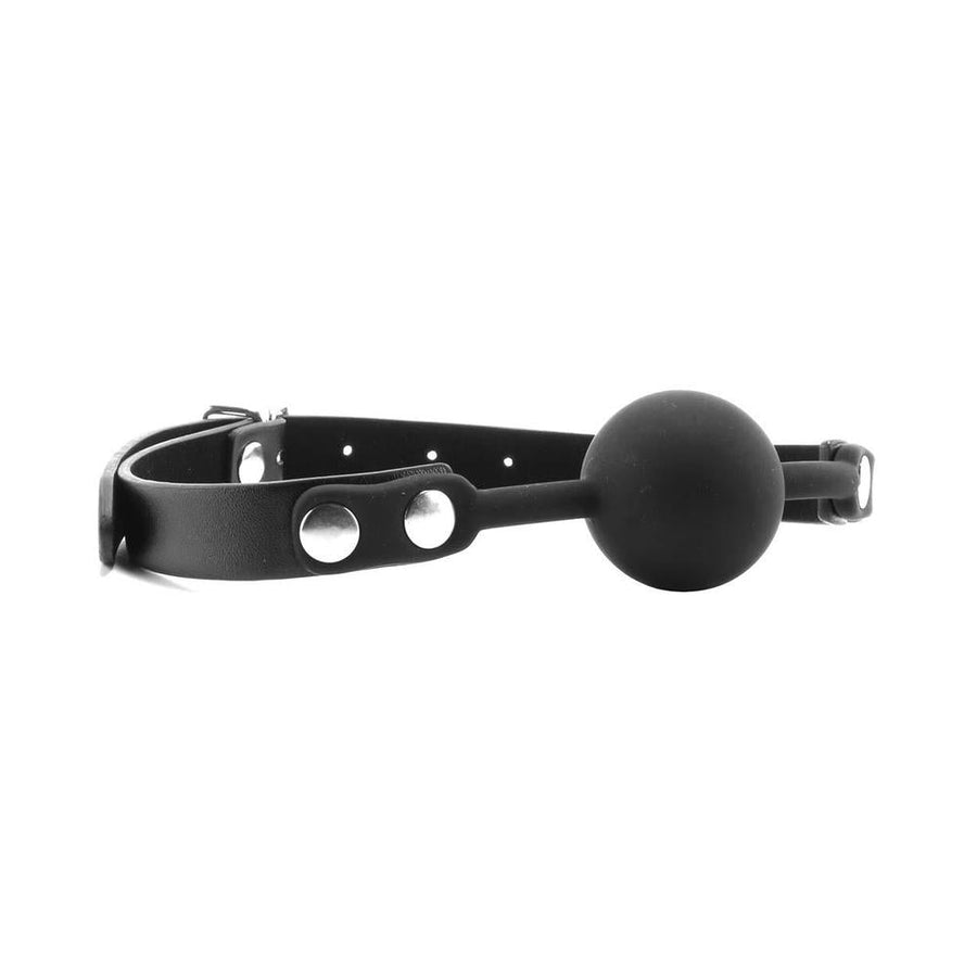 Ouch Silicone Ball Gag Black O/S-Shots-Sexual Toys®