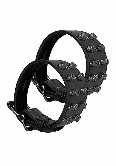 Ouch! Skulls And Bones Handcuffs With Skulls Black-Shots-Sexual Toys®