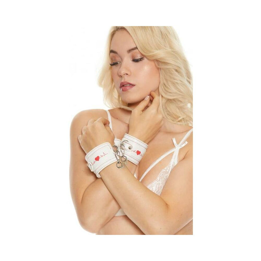 Ouch Wrist Cuffs Nurse Theme White-Shots-Sexual Toys®