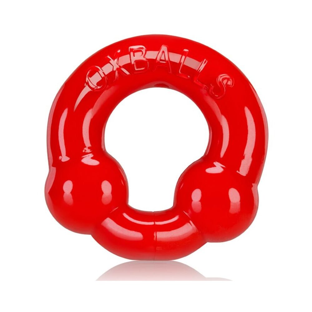 Oxballs 2-pack Cockring, Steel & Red-blank-Sexual Toys®
