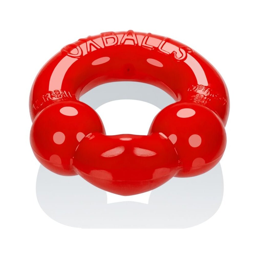 Oxballs 2-pack Cockring, Steel & Red-blank-Sexual Toys®