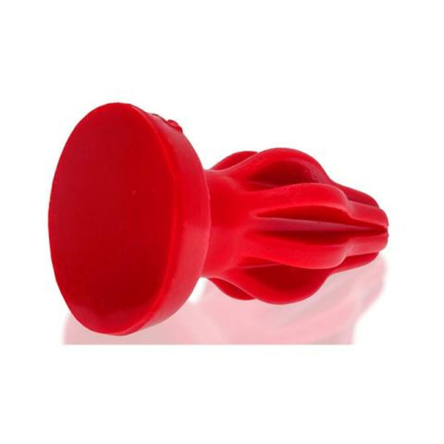 Oxballs Airhole-2 Finned Buttplug Silicone Medium Red-blank-Sexual Toys®