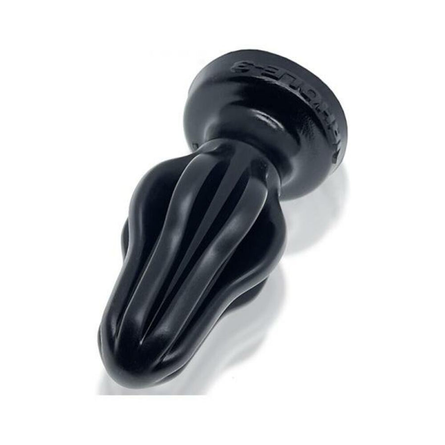 Oxballs Airhole-3 Finned Buttplug Silicone Large Black-blank-Sexual Toys®