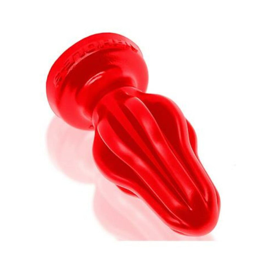 Oxballs Airhole-3 Finned Buttplug Silicone Large Red-blank-Sexual Toys®