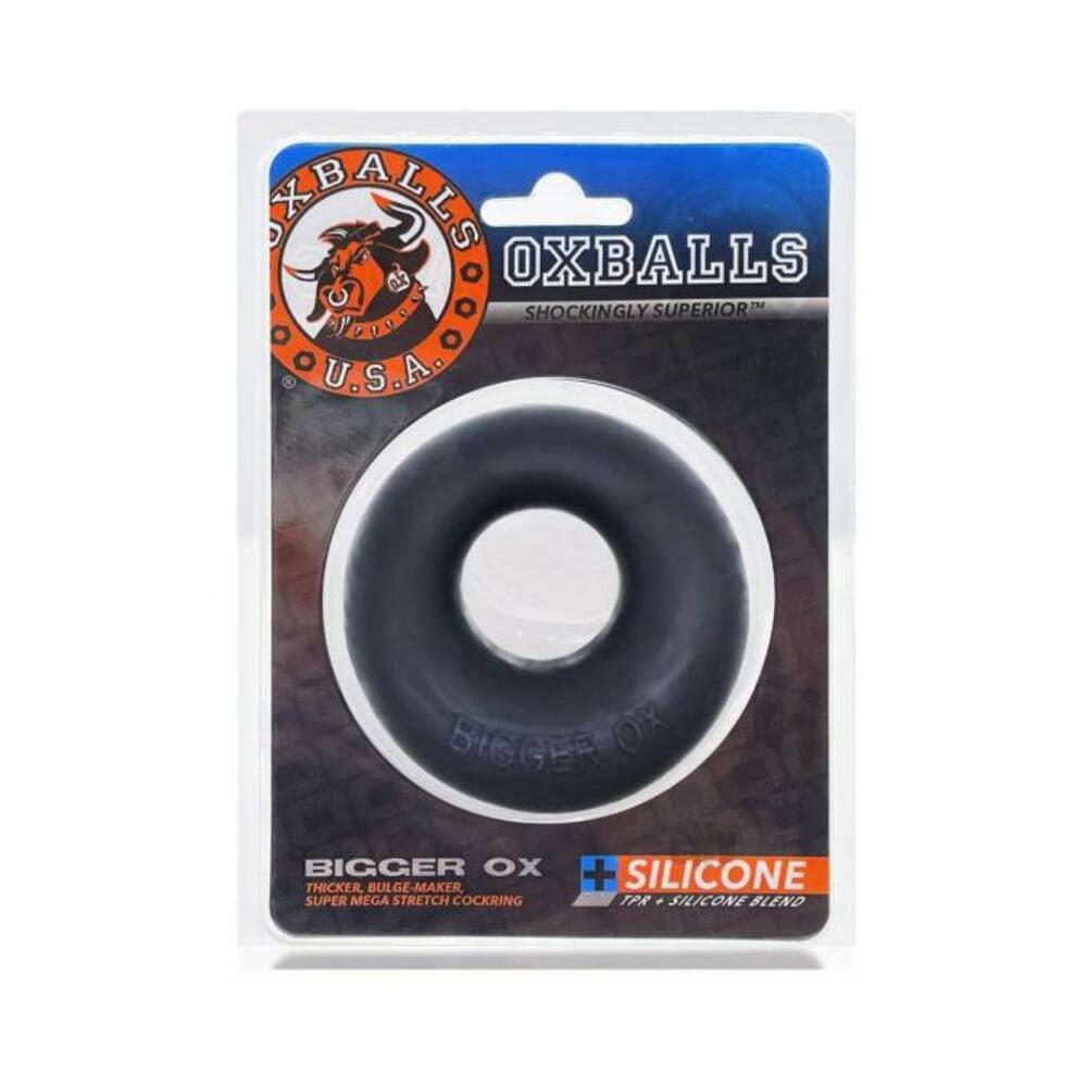 Oxballs Bigger Ox Thick Cockring Silicone Tpr Black Ice-blank-Sexual Toys®
