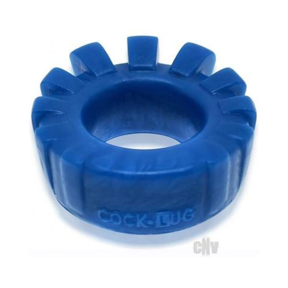 Oxballs Cock-lug Lugged Cockring Silicone Marine Blue-blank-Sexual Toys®