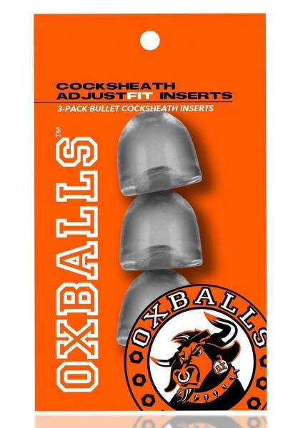 Oxballs Cocksheath Adjustfit Inserts - Pack Of 3 Clear-Oxballs-Sexual Toys®