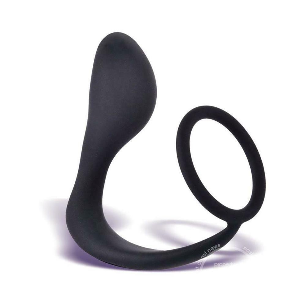 P-Zone Ring Prostate Massager & Cock Ring Black-Icon-Sexual Toys®