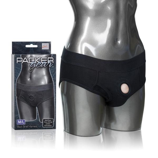 Packer Gear Black Brief Harness M/L-blank-Sexual Toys®