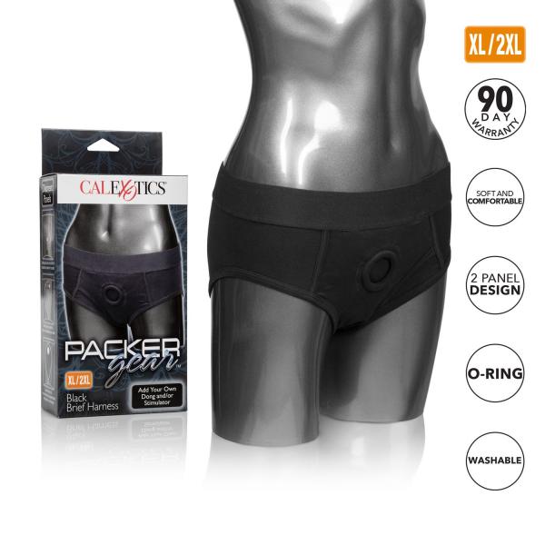 Packer Gear Black Brief Harness XL/2XL-Packer Gear-Sexual Toys®