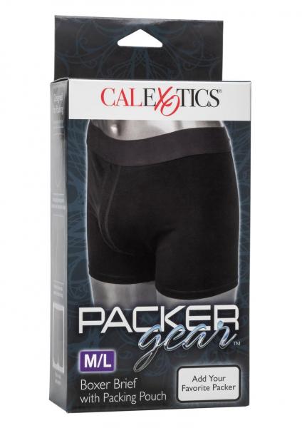 Packer Gear Boxer Brief W/pouch M/l-blank-Sexual Toys®