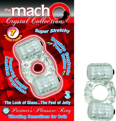 Partners Pleasure Cock Ring Clear-Macho Collection-Sexual Toys®