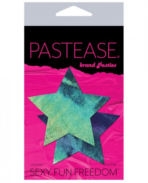 Pastease Black Opal Liquid Star Pasties O/S-Pastease Brand Pasties-Sexual Toys®