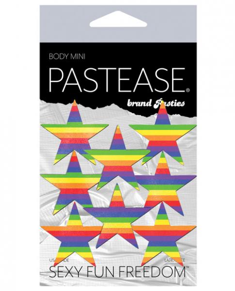 Pastease Mini Rainbow Stars Pack Of 8 O/S-Pastease Brand Pasties-Sexual Toys®