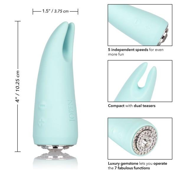 Pave Diana Travel Size Clitoral Vibrator Green-Jopen Pave-Sexual Toys®