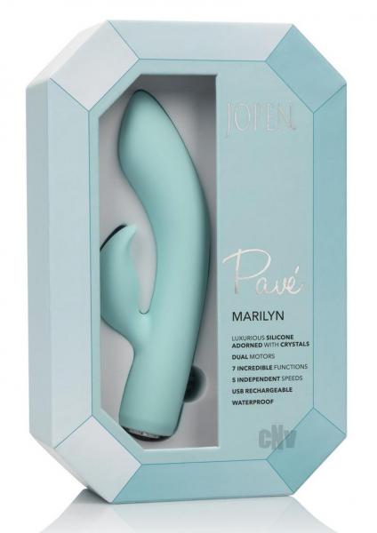 Pave Marilyn  Green Rabbit Style Vibrator-Jopen Pave-Sexual Toys®