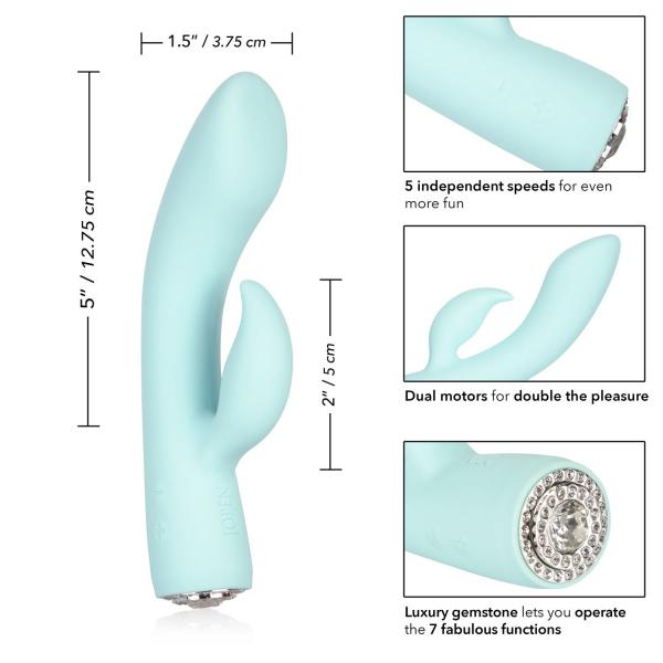 Pave Marilyn  Green Rabbit Style Vibrator-Jopen Pave-Sexual Toys®