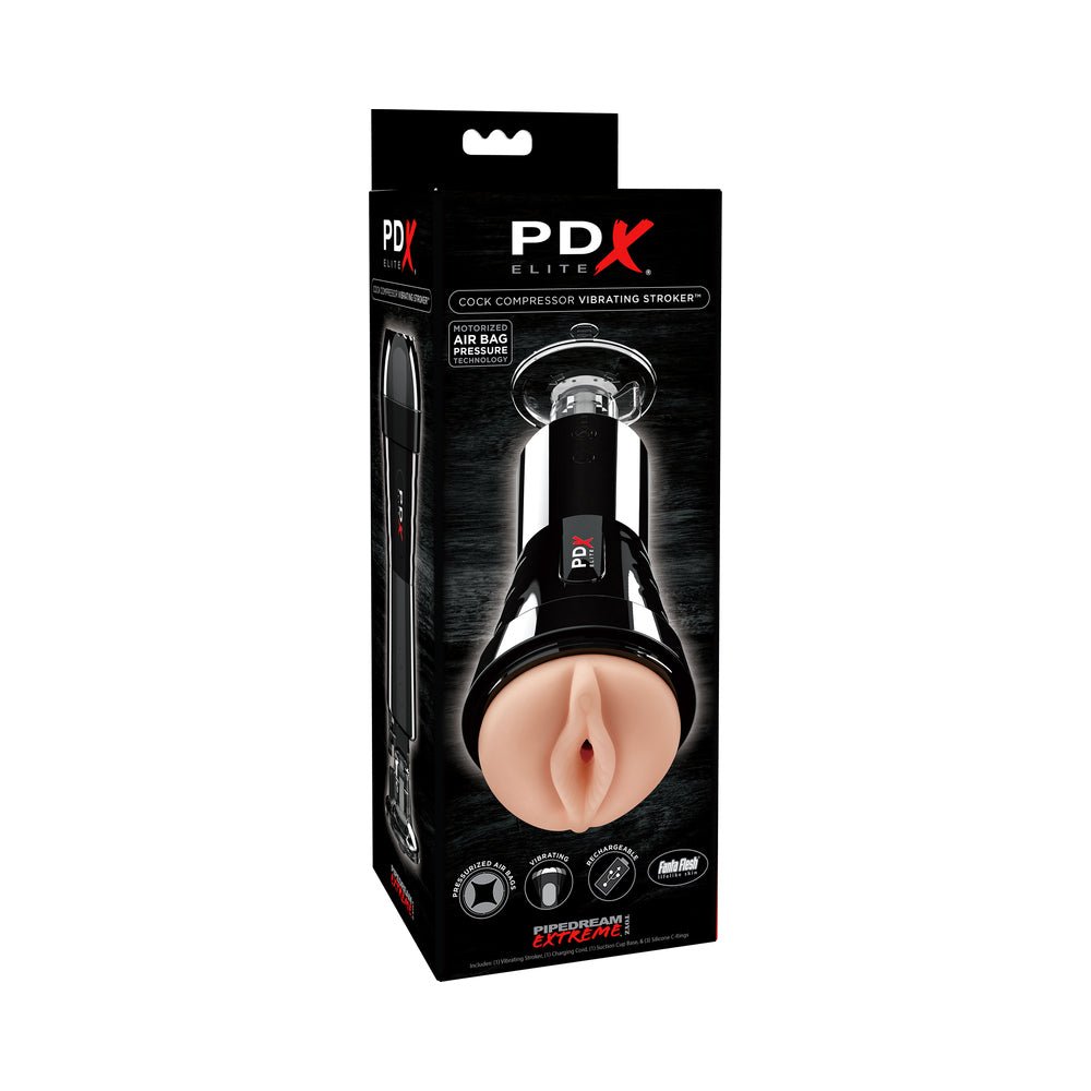 Pdx Elite Cock Compressor Vibrating Stroker-PDX Brands-Sexual Toys®