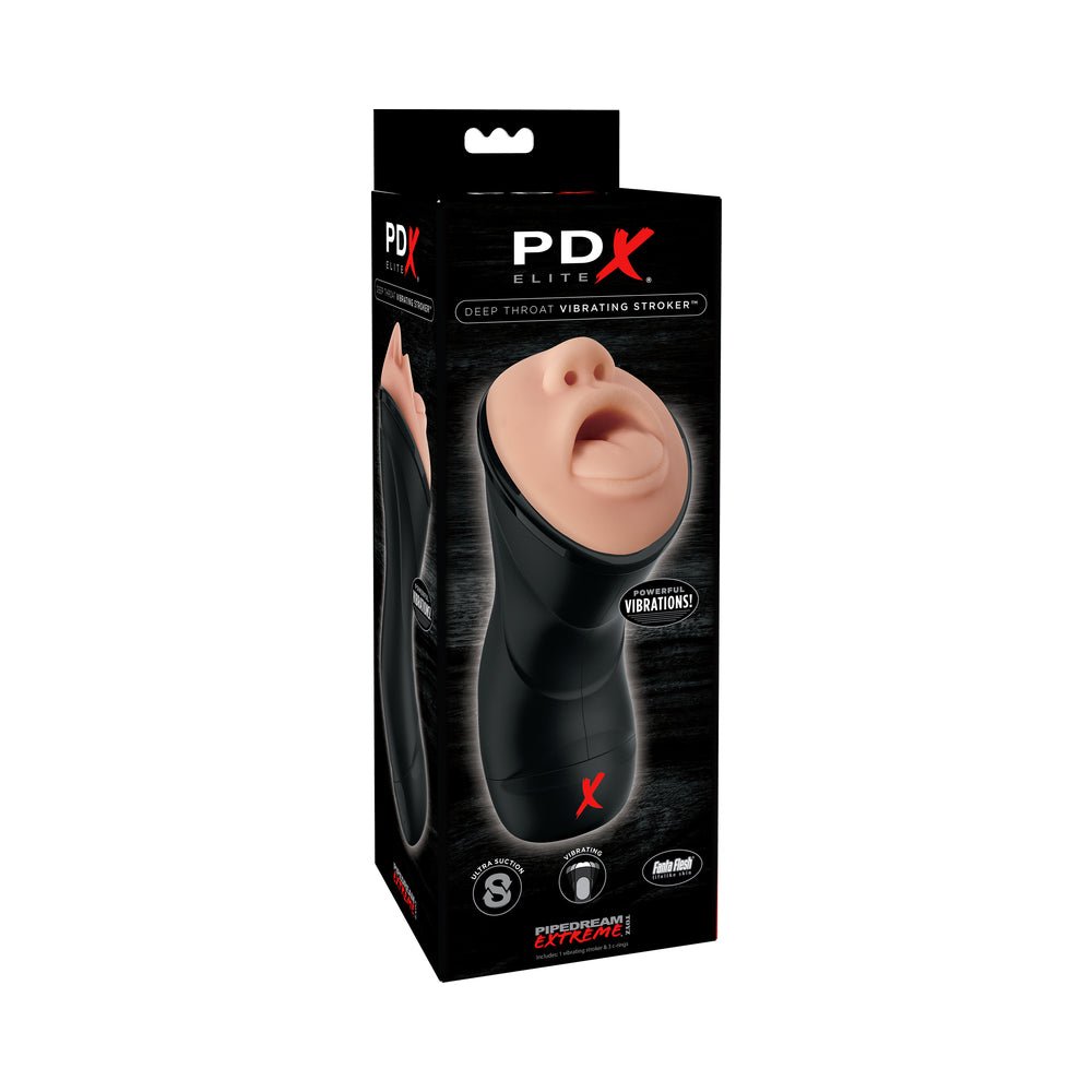 PDX ELITE Deep Throat Vibrating Stroker-PDX Brands-Sexual Toys®