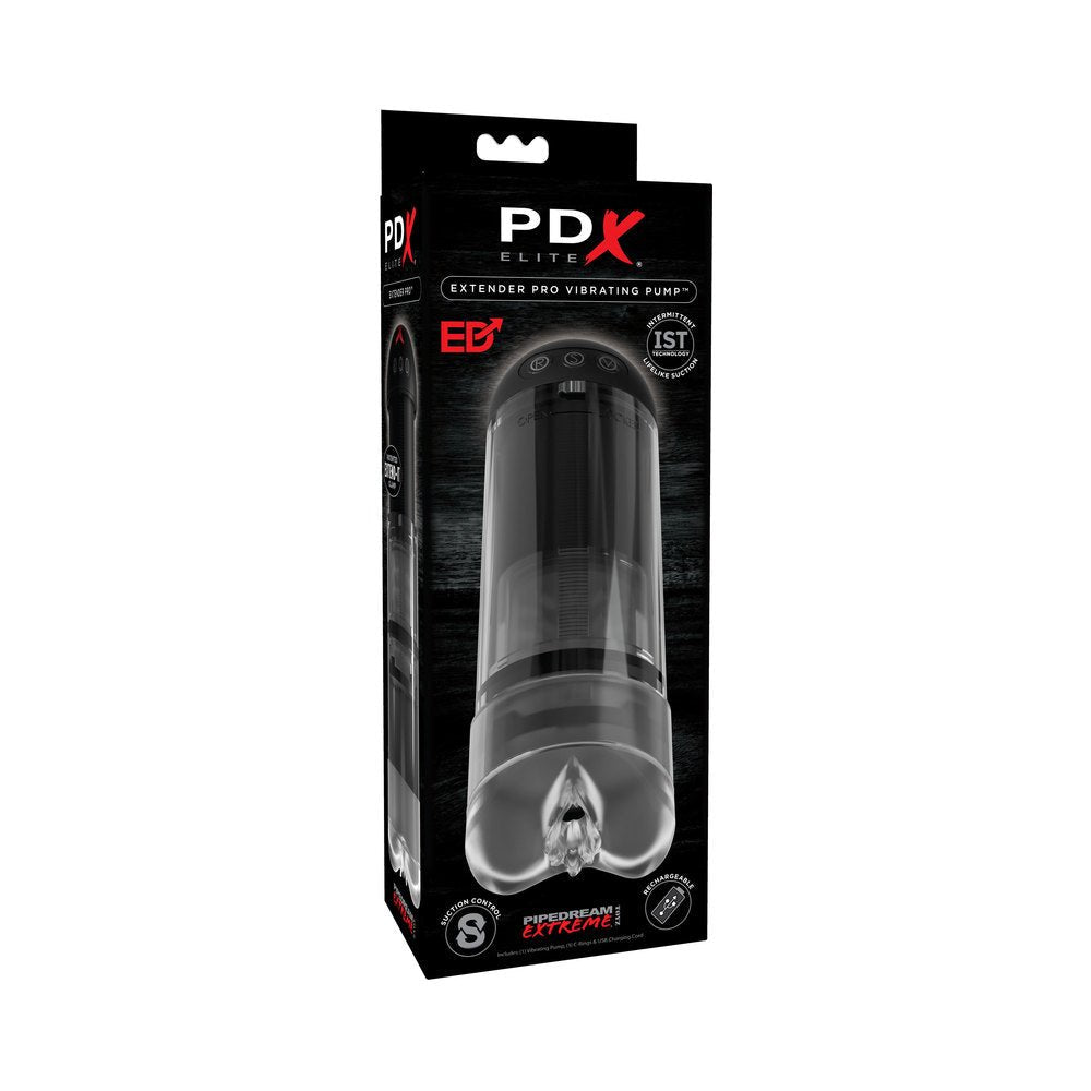 PDX Elite Extender Pro Vibrating Penis Pump-PDX Brands-Sexual Toys®