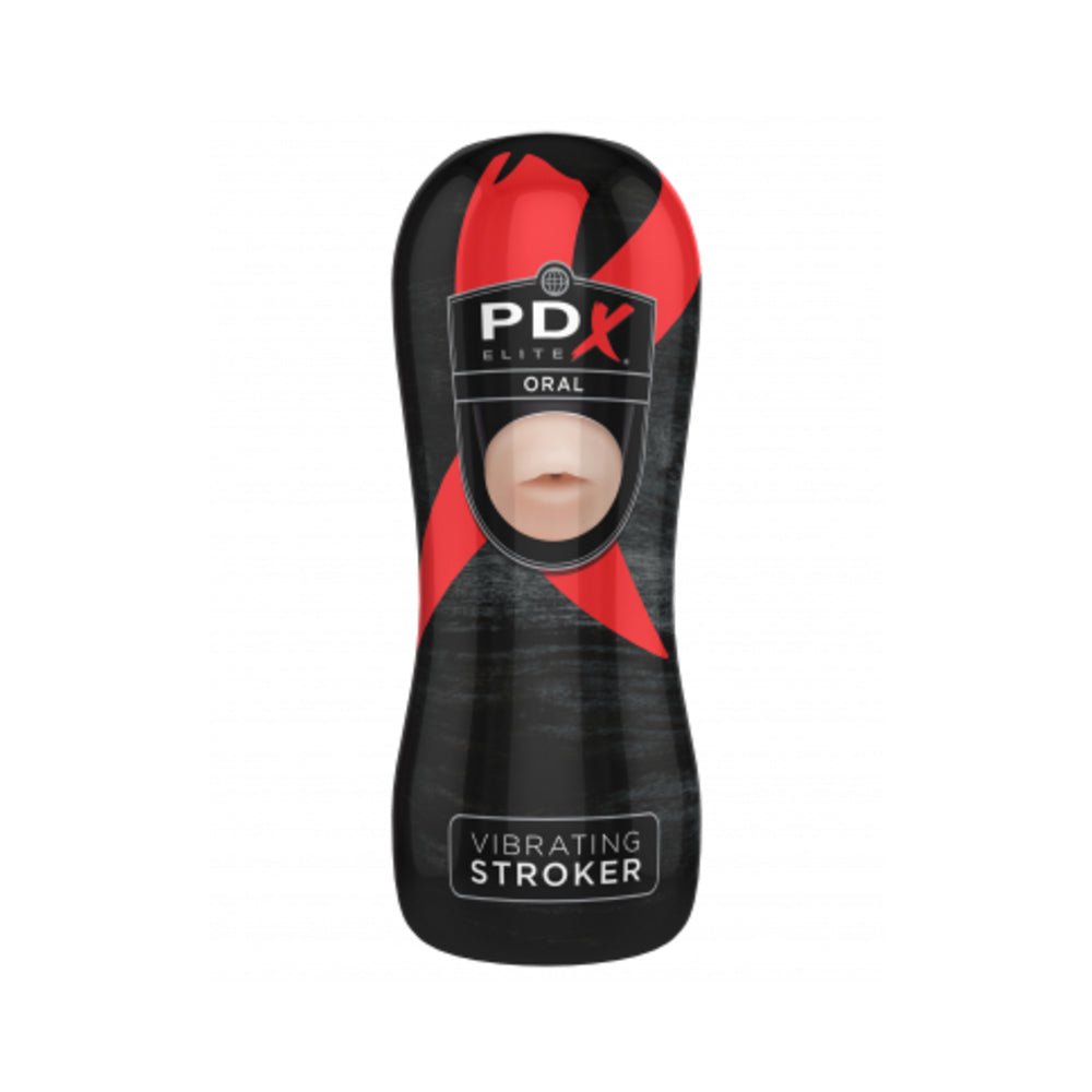 PDX ELITE Vibrating Stroker Oral-PDX Brands-Sexual Toys®