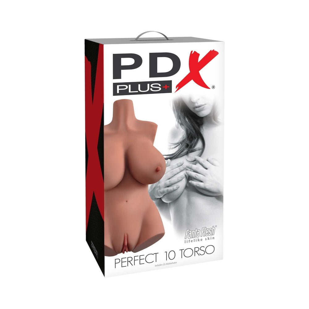 PDX Plus Perfect 10 Torso Life-Size Masturbator-PDX Brands-Sexual Toys®