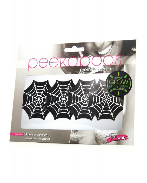 Peekaboos Glow In The Dark Webs - Pack Of 2-Peekaboos-Sexual Toys®