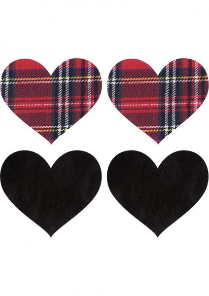 Peekaboos Schoolgirl Hearts Pasties O/S-Peekaboos-Sexual Toys®