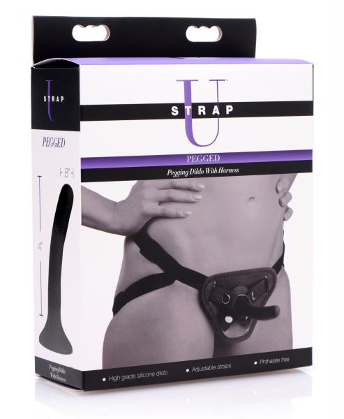 Pegged Pegging Dildo With Harness Black Strap On-Strap U-Sexual Toys®