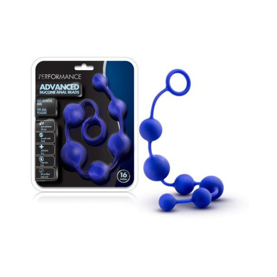 Performance 16in Silicone Anal Beads-Blush-Sexual Toys®