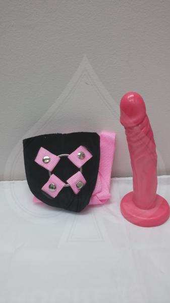 Pink Harness with 7.5 Inch Dong-Shane&
