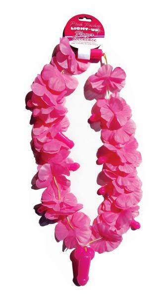 Pink Light Up Flower Pecker Necklace-Bachelorette Party Favors-Sexual Toys®
