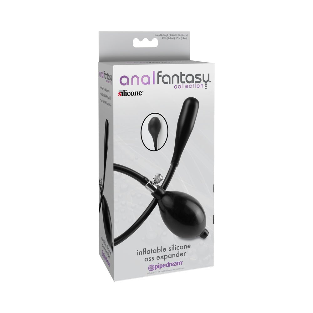 Anal Fantasy Inflatable Silicone Ass Expander Black-Pipedream-Sexual Toys®