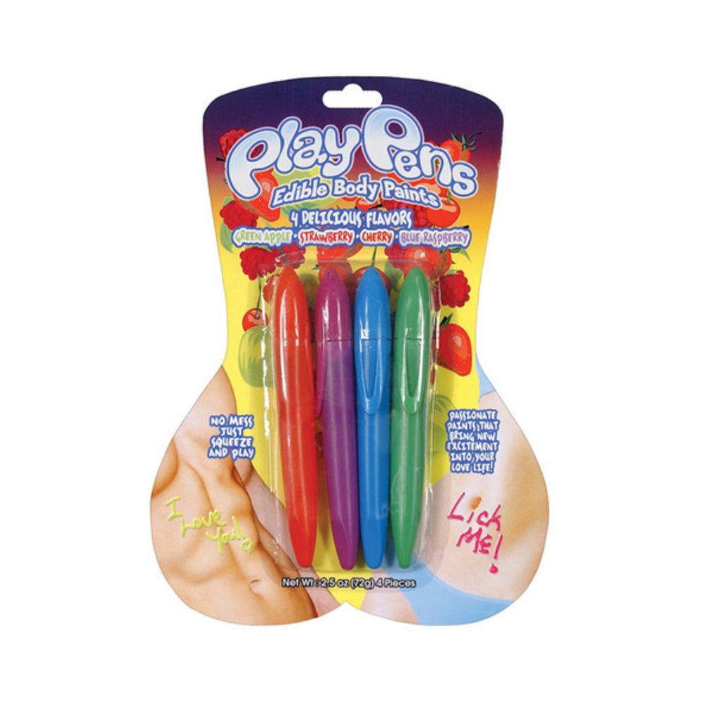 Play Pen Edible Body Paints 4 Pack-Hott Products-Sexual Toys®